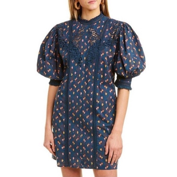 NEW ANTHROPOLOGIE FARM RIO Mini Cashew Dress